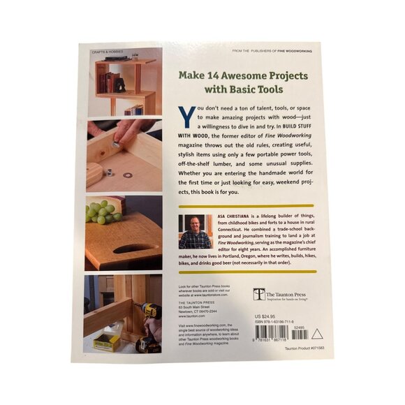 Build Stuff With Wood: Make Awesome Projects With Basic Tools By Asa Christiana - Picture 3 of 4